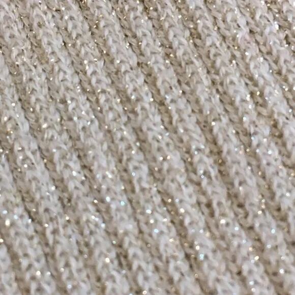 Liz Claiborne Y2K Scalloped Sparkly Pullover Sweater Women's Size Small Vintage - Picture 4 of 12